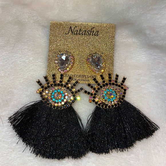 Natasha Couture Jewelry - NWT Natasha Couture Jewelry Eye Earrings